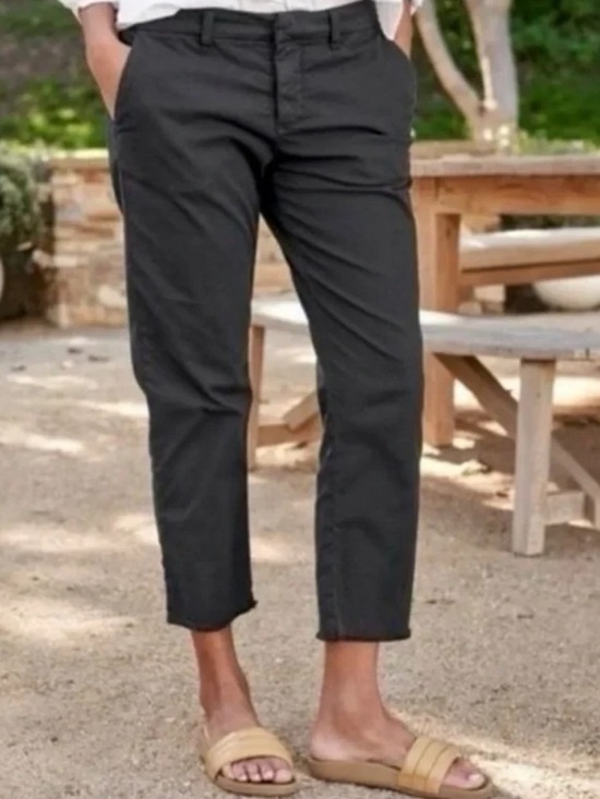 Frank & Eileen Pants - Frank & Eileen Wicklow Italian Chino Black Pants Size 2